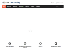 Tablet Screenshot of ibpconsulting.com